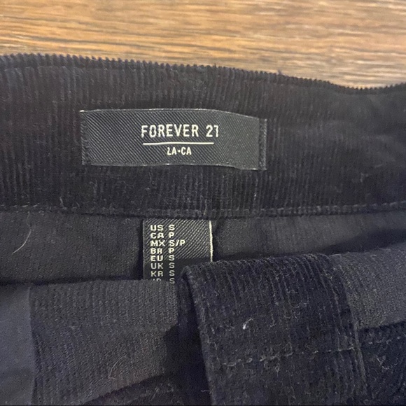 Black corduroy skirt - Picture 2 of 2